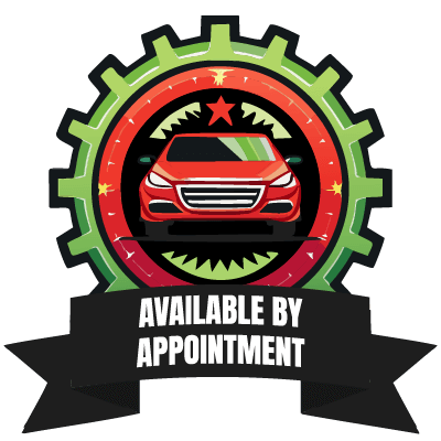 Available by Appointment badge